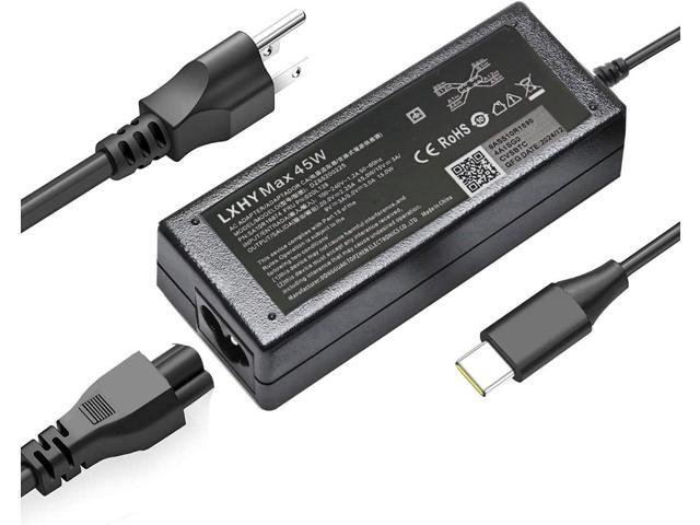45W USB C Type C Charger for Lenovo ThinkPad T480 T480s T490s T580 T580s E580 E585 S730 T490 T495 T495s T590 Chromebook 100e 300e 500e c340-11...