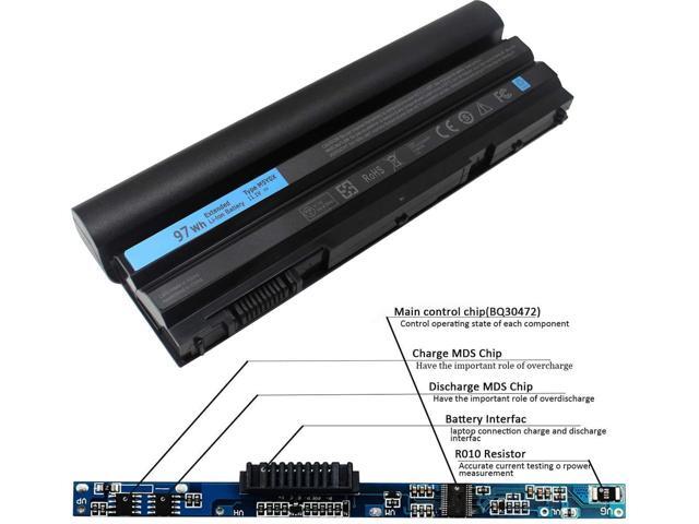 97WH M5Y0X 11.1V Laptop Battery Repalcement for Dell Latitude E6420 E6430 E6520 E6530 E5420 E5430 E5520 E5530 Dell Inspiron 14R 15R 17R SE, 2P2MJ...