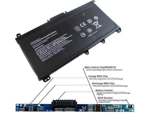 41.9WH Type TF03XL Battery Compatible with HP Pavilion 15-CC 15-CD 15-CC154CL 15-CC060WM 15-CC152OD 15-CC055OD 17-AR050WM HSTNN-IB7Y 920046-121...