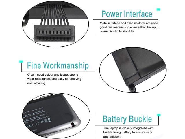 77.5WH Type A1321 Battery Replacement for Apple MacBook Pro 15' inch A1286(Mid 2009 Mid 2010 Version), MB985 MB986J/A MB986CH/A MC118 MB986...