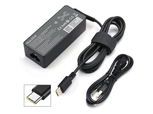 65W 45W Type C USB C Laptop Charger for Lenovo 4X20M26252 ADLX45YCC3D ADLX45YLC3D ADLX45YDC3D Chromebook 100e 300e 500e c340 s340 ThinkPad T470s...