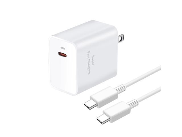 Super Fast Charger Type C, 45W USB-C Wall Charger for Samsung Galaxy S22 Ultra/S22/S22+/S21 Ultra/S21/S21+/Note 20 Ultra/Note 10 Plus/Z Fold 3,...