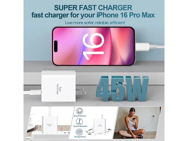 Super Fast Charger Type C, 45W USB-C Wall Charger for Samsung Galaxy S22 Ultra/S22/S22+/S21 Ultra/S21/S21+/Note 20 Ultra/Note 10 Plus/Z Fold 3,...