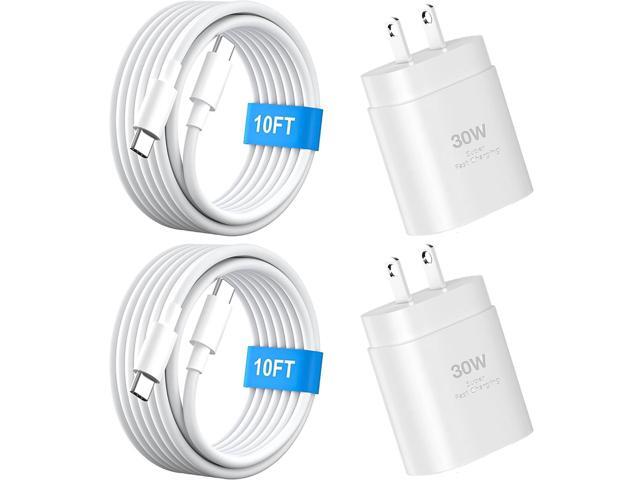 i Phone 16 15 Pro Charger Fast Charging30W USB C Super Fast Charger Block with 10ft Long Type C for i-Phone 16/16 Pro/16 Pro Max/16 Plus/15/15 Pro...