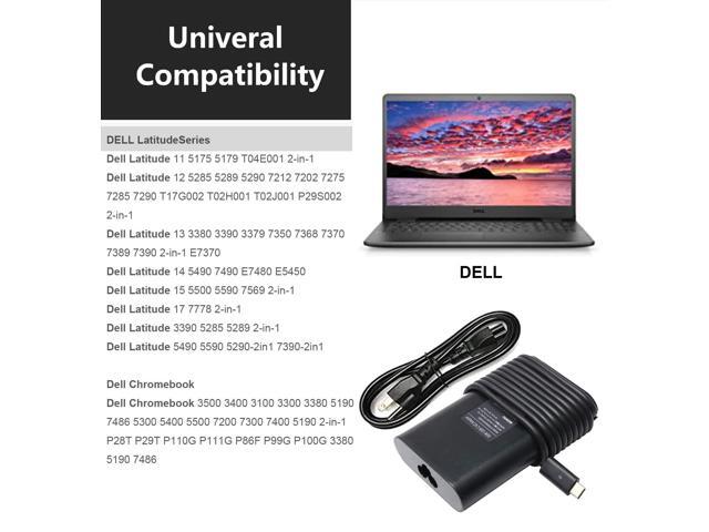 65W 45W Dell Laptop Charger USB C for Dell Latitude 5420 5520 5320 7420 7430 7400 7370 7390 7275 7285, XPS 13 7390 9350 9380 9370 9360 9310 9365...
