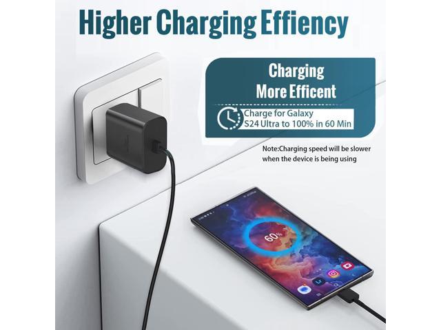 45W Super Fast Charger Type C,[2 Pack] 45W USB C Charger 10FT Long Type C Cable for Samsung Galaxy S25 Ultra/S24/S23 Ultra/S23+/S22 Ultra/S22+/Note...