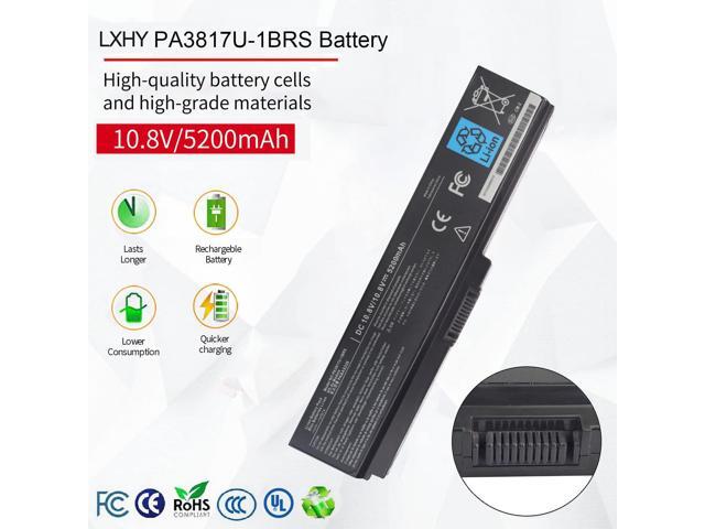 LXHY PA3817U-1BRS Battery for Toshiba Satellite P755 P745 L755 L755D L775 L775D L745 L655 L675 C655 C675 A655 M645 Series P745-S4320 L755-S5153...