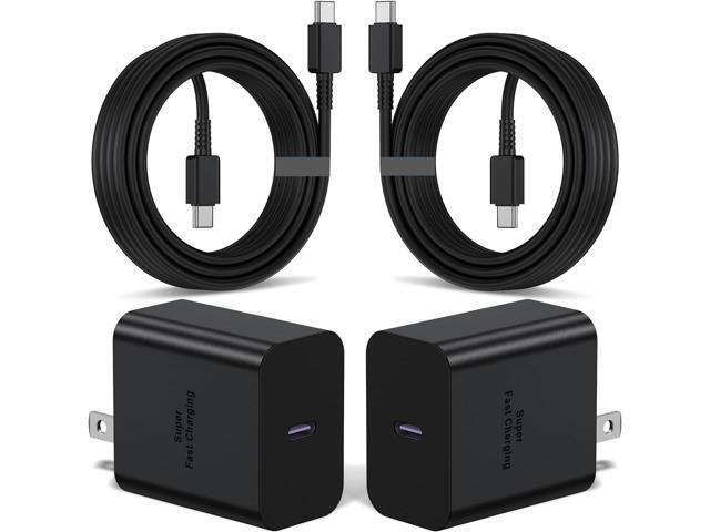 LXHY 2Pack 45W USB C Super Fast Charging, USB C Wall Charger and Type C Cord Compatible with Samsung Galaxy S25 Ultra/S25/S25+/S24 Ultra/S24...