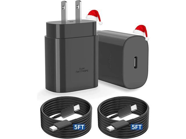 LXHY Super Fast Charger Type C, 25W USB C Charger Fast Charging for Samsung Galaxy S25 Ultra/S25/S25+/S24+/S24 Ultra/S24/S24+/S23 Ultra/S22...