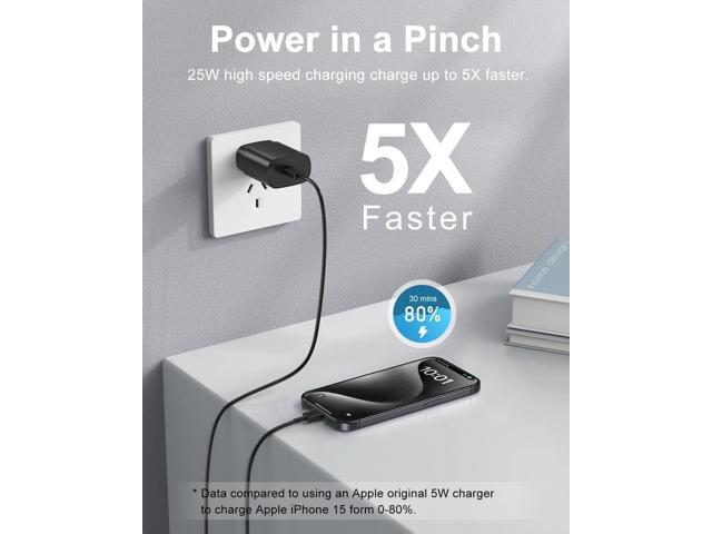 LXHY Super Fast Charger Type C, 25W USB C Charger Fast Charging for Samsung Galaxy S25 Ultra/S25/S25+/S24+/S24 Ultra/S24/S24+/S23 Ultra/S22...
