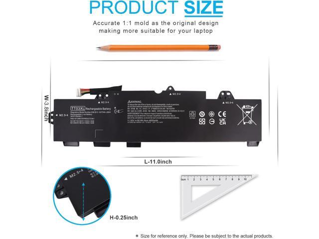 LXHY TT03XL 933322-855 Laptop Battery Replacement for HP EliteBook 755 850 G5, 850 G6, ZBook 15U G5 G6 Series 932824-421 932824-1C1 932824-2C1...