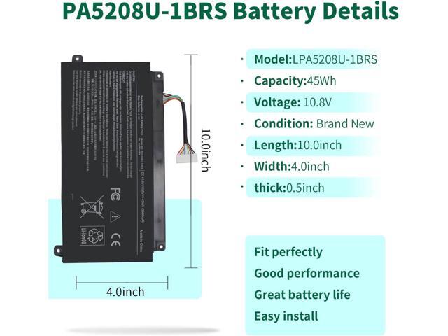 LXHY PA5208U-1BRS Battery for Toshiba Chromebook 2 CB30 CB35 CB35-B3330 CB35-B3340 CB35-C3300 CB35-C3350 Satellite P55W P55W-C5200X P55W-C5314...