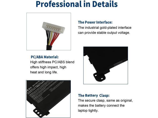 LXHY 42Wh B31N1637 Battery Replacement for ASUS VivoBook F510 F510QA F510U F510UA F510UQ 15 X510 X510U X510UF X510UQ X510UAR, S15 S510U S510UA...