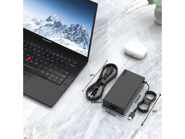 LXHY 20V 7A 140W USB C Charger Adapter for Lenovo ADL140YDC3A GX21K06350 GX21M50625 Slim Pro 7 14ARP8 83AX Legion 9 16IRX8 83AG ThinkPad Z16 Gen 2...