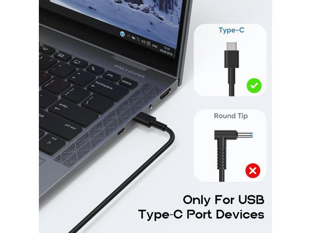 LXHY 65W Laptop USB-C Charger Compatible with HP EliteBook x360 1040 630 745 835 840 G9 845 860 G10 HP Elite x2 1012 G2 G4 G8 ProBook 440 450 455...