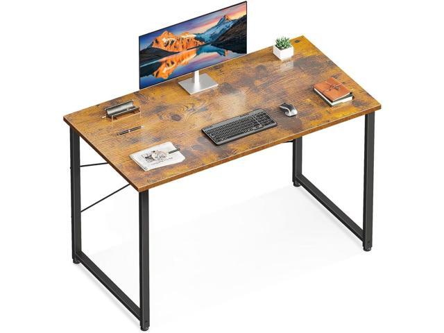40 Inch Small Computer Desk for Home Office, Study Writing Table for Small Spaces, Simple Modern Desk with Headphone Hooks, Vintage