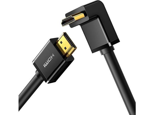 UGREEN HDMI Cable Right Angle 4K 90 Degree HDMI Cord High Speed Down Angle HDMI 2.0 Cable, 4K@60Hz HD 3D 1080P ARC Compatible for Laptop Monitor...