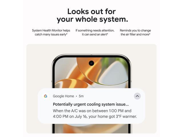Google - Nest Learning Thermostat (4th gen) with Nest Temperature Sensor (2nd gen) - Polished Obsidian - image 5
