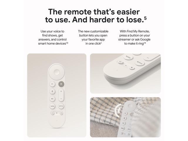 Google - TV Streamer 4K - Fast Streaming Device in 4K HDR - 32 GB of Storage - Porcelain - image 3