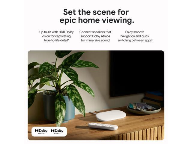 Google - TV Streamer 4K - Fast Streaming Device in 4K HDR - 32 GB of Storage - Porcelain - image 4
