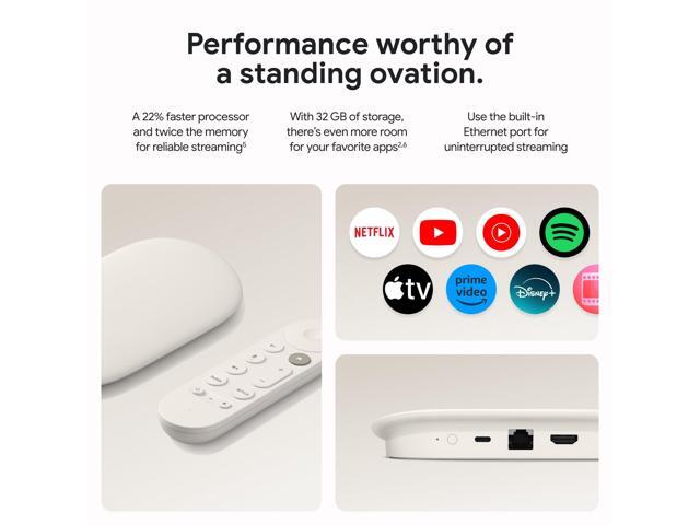 Google - TV Streamer 4K - Fast Streaming Device in 4K HDR - 32 GB of Storage - Porcelain - image 6