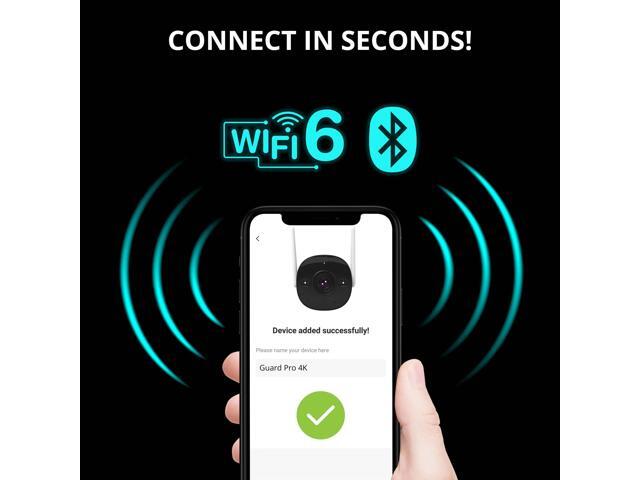 Defender - AI POWERED 4K Guard Pro Wi-Fi 6 Plug-in Power Security Camera - 2 pack - White - image 6