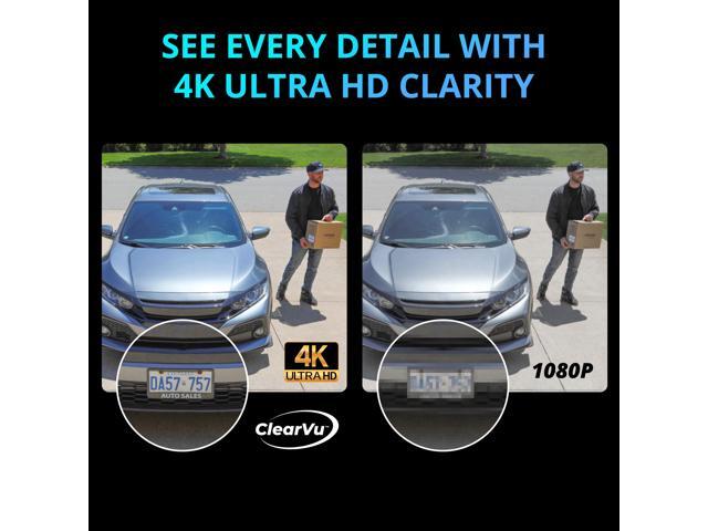 Defender - AI POWERED 4K Guard Pro Wi-Fi 6 Plug-in Power Security Camera - 2 pack - White - image 5