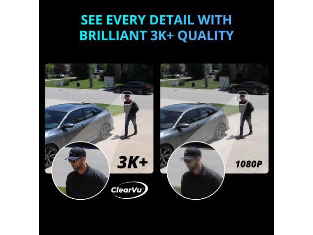 Defender - AI POWERED Guard Pro 3K PLUS Dual Lens PTZ Wi-Fi 6 Plug-in Security Camera - White - image 6