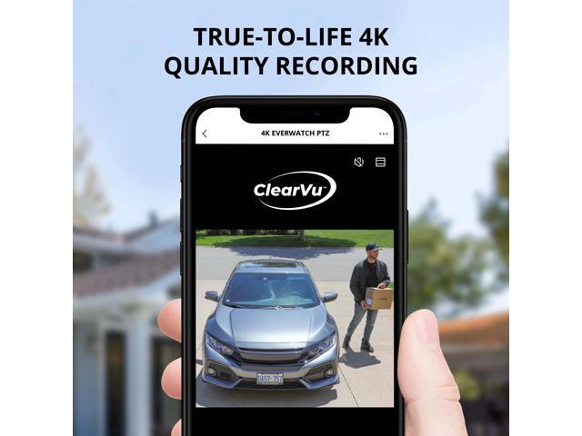 Defender - AI 4K Everwatch PTZ 360° Wi-Fi 6 Plug-in Security Camera, Color Night Vision, AI-Tracking, Easy Setup , 4 Pack - White - image 7