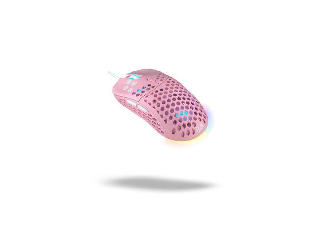 Belle Delphine X Ghost M1 UltraLight Gaming Mouse - Kitty Pink