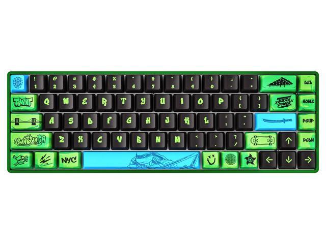 Banshee K68 HE Magnetic Switch Keyboard - Teenage Mutant Ninja Turtles (4 Colors in 1)