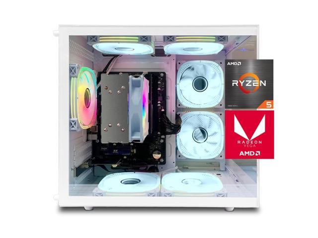 ZHICGCP Gaming Desktop PC, AMD Ryzen 5 5600GT, Radeon Graphics, 16GB Ram, 512GB SSD, Windows 11 Home