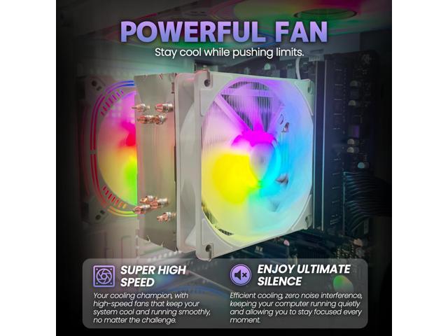 ZHICGCP Gaming Desktop Pc, Amd Ryzen 5 5500,Radeon RX 6500 Graphics, 1TB SSD, 16GB Ram, Windows 11 Home