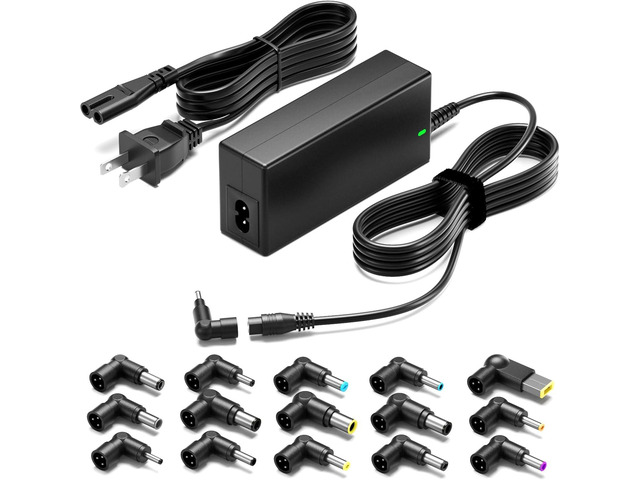 90W Universal AC Adapter Laptop Charger Replacement for Dell HP Acer Asus Lenovo IBM Toshiba Samsung Sony Fujitsu Notebook Ultrabook Chromebook...