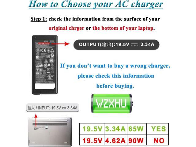 65W Laptop Charger Compatible with Dell Latitude 5400 5480 7480 7490 5490 E5470 E6420 5580 5500 5590 5280 E6410 E5570 E6430 E6440 E6540 AC Adapter...