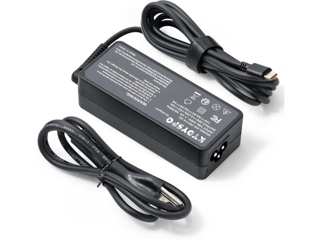 65W USB C Laptop Charger Compatible with Lenovo ThinkPad, IdeaPad, Yoga, Chromebook, ThinkBook, Universal Replacement Charger, Fast & Safe...