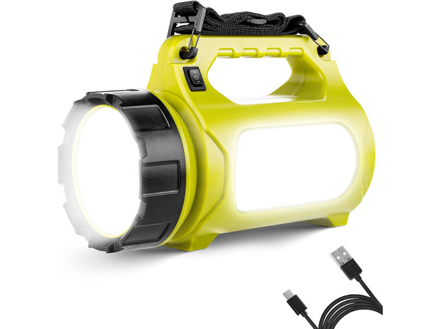 LE Rechargeable LED Lantern, Camping Essentials, 1000LM, 5 Light Modes, IPX4 Waterproof, 3600mAh, Lantern Flashlight for Hurricane Emergency,...