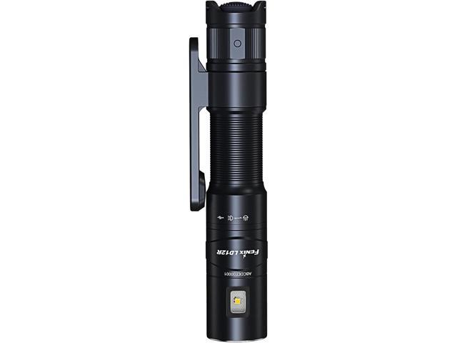 Fenix LD12R EDC Flashlight, 600 Lumen USB-C Rechargeable, AA Compatible, Main and Side Dual LEDs Work Light with Magnetic Clip and Lumentac AA...