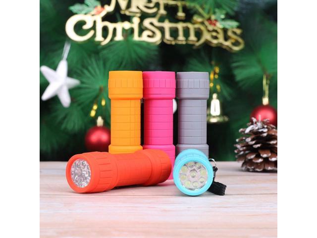 FASTPRO 30-Pack, 9-LED Mini Flashlight Set, AAA Batteries are Included and Pre-Installed, Perfect for Gift, Class Teaching, Camping, Wedding Favor
