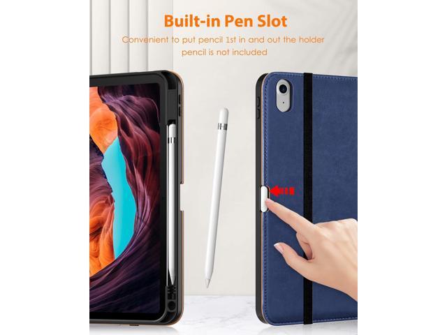 DTTO for iPad (A16) 11th Generation Case 11 Inch 2025, iPad 10th Generation Case 10.9 Inch 2022, Premium Leather Business Folio Stand Cover with...