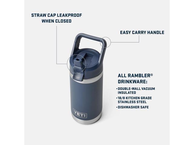 YETI Rambler Jr. 12 oz Kids Bottle, with Straw Cap