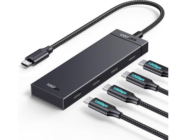 UGREEN USB-C Hub 4-Port 10Gbps Data Only USB 3.2 Hub Multiport Adapter Compatible with MacBook Pro, MacBook Air, iPad Pro, iPad mini 6 and iPhone...