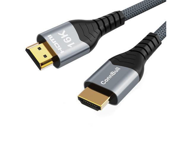 16K 10K 8K HDMI 2.2 Cable 96Gbps 6.6FT/2M, Ultra High Speed HDMI Braided Cord Support 4K@480Hz 8K@240Hz, HDCP 2.2 & 2.3, Dynamic HDR, eARC,DTS:X,...