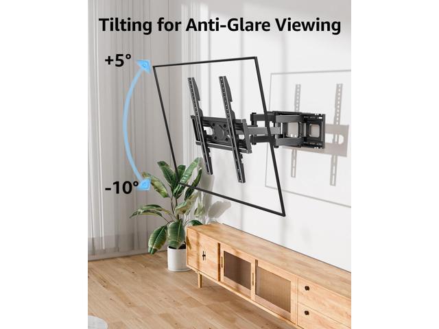 EconoMe TV Wall Mount for Most 32-65 inch Flat Screen/LED/4K TVs, TV Mount with Swivel and Tilt Articulating Dual Arms, Full Motion Wall Mount up...