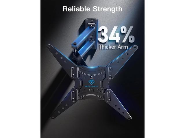 PERLESMITH Full Motion TV Wall Mount for 26-60 Inch TVs, TV Mount with Articulating Arms Swivels Tilt Extension - Wall Mount TV Brackets VESA...