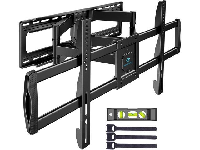 PERLESMITH Full Motion TV Wall Mount for 42-97 TVs up to 165lbs, TV Mount Bracket with Dual Articulating Arms Swivel Tilt Extension, Max VESA...