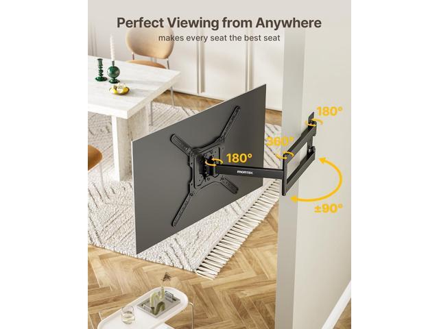 monTEK Long Arm TV Wall Mount for Most 23-65 Inch TVs, 29 Inch Long Extension TV Mount Swivel and Tilt, Full Motion Wall Mount Tv Bracket Fit Max...