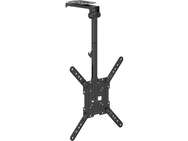 Mount Plus CM344 Flip Down TV and Monitor Roof Ceiling Swivel Mount Fits Flat TV 23 to 55 Inches VESA Compatible 200x200, 400x400 Height...