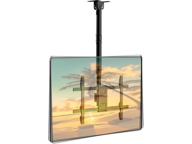 Ceiling TV Mount Adjustable Hanging Ceiling TV Bracket Fits Most 43-86 inch LCD LED OLED 4K TVs,Pole Ceiling Mount Supports up to 132lbs, Max VESA...