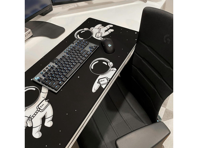 Gravity Gaming Mouse Pad, Extra Large Desk Pad for Keyboard and Mouse, Non-Slip Mousepad Desk Mat with Foam Core, Anti-Fray Lock Stitching and Low...